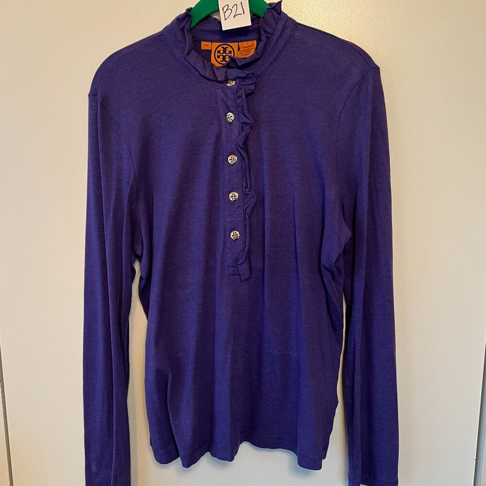 Tory Burch Button Down Long Sleeve Size L